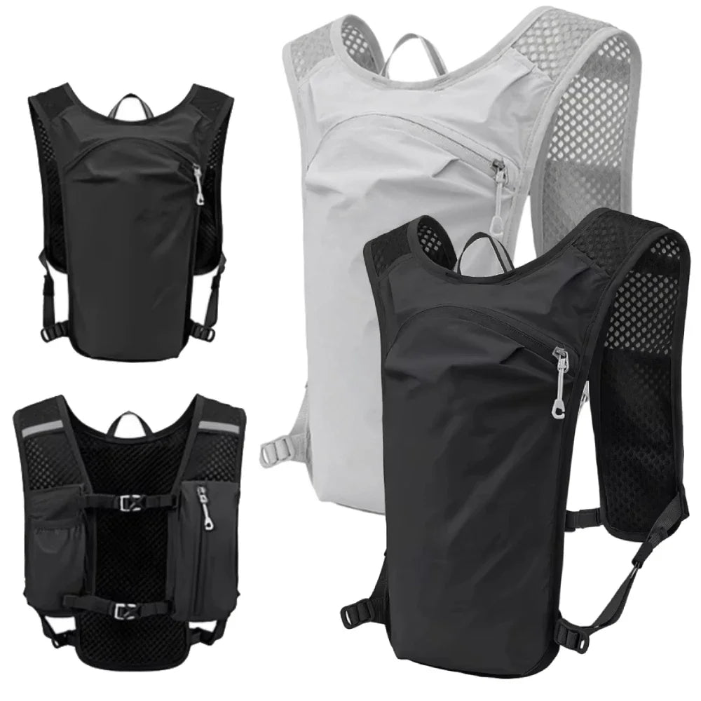 Unisex Lightweight Trail Running Backpack Breathable Hydration Vest Water Pack Waterproof Camping Sports Cycling Climbing Vest