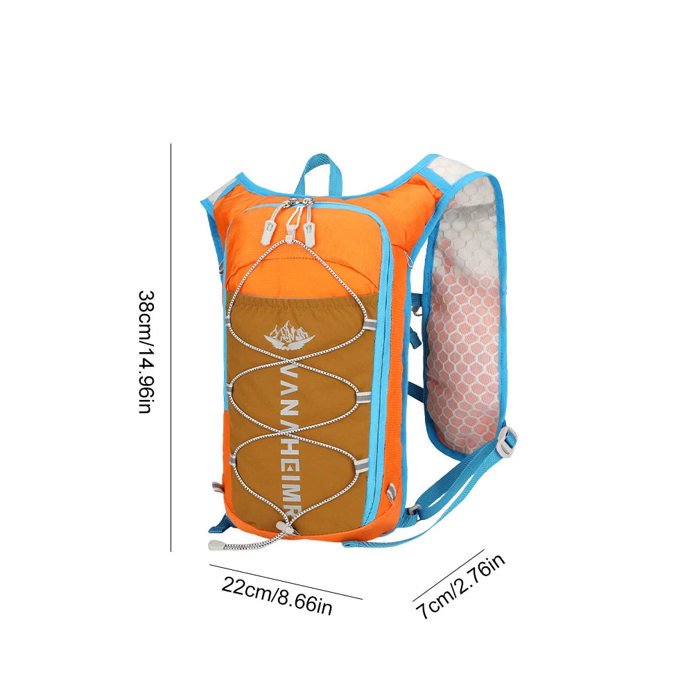 Unisex Lightweight Trail Running Backpack Breathable Hydration Vest Water Pack Waterproof Camping Sports Cycling Climbing Vest