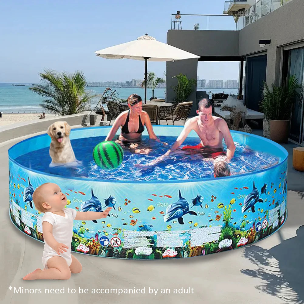 Hign Concerned Inflatable Pool Foldable Family Water Fun