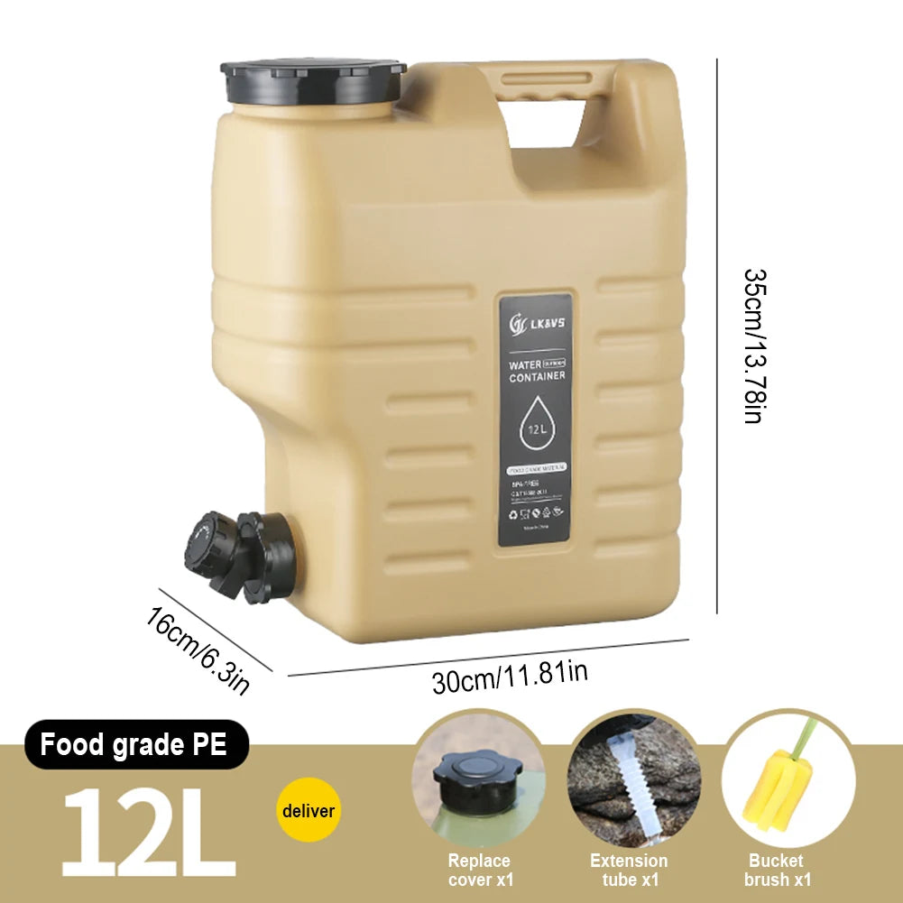 Leakproof Camping Water Container With Spigot For Hiking
