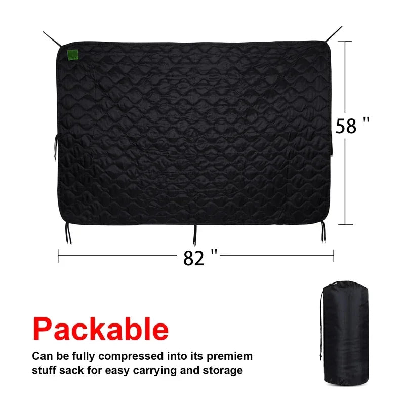 LQARMY Tactical Camouflage Water Repellent Poncho Blanket