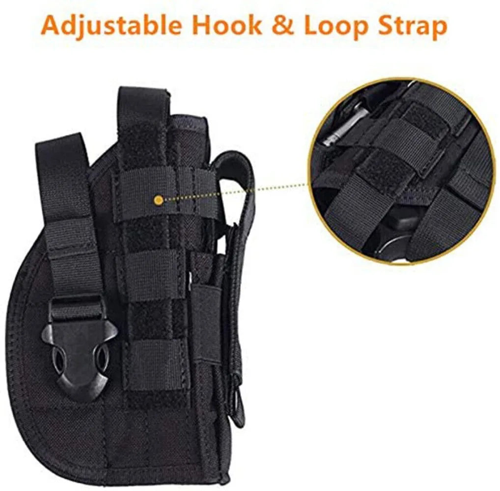 Hand Options Universal Pistol Holster Molle Nylon Belt