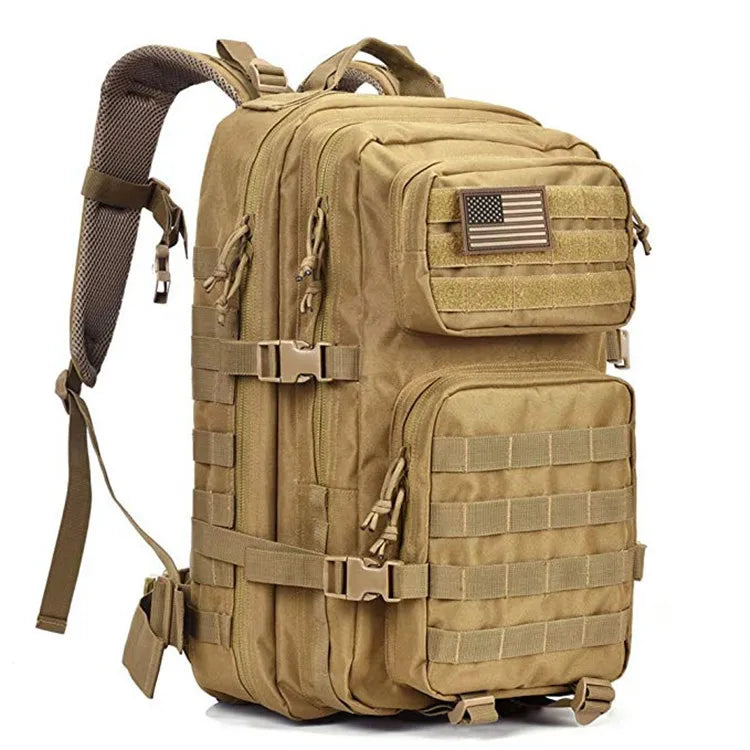 Outdoor tactical backpack multifunctional large capacity camouflage camping waterproof sports mountaineering backpack