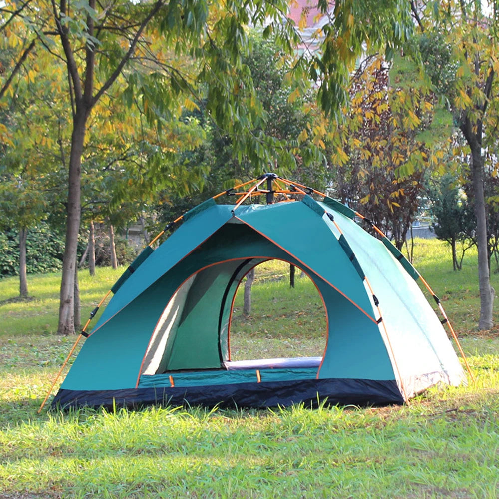 Building Instant Pop Up Tent Camping Water Resistant