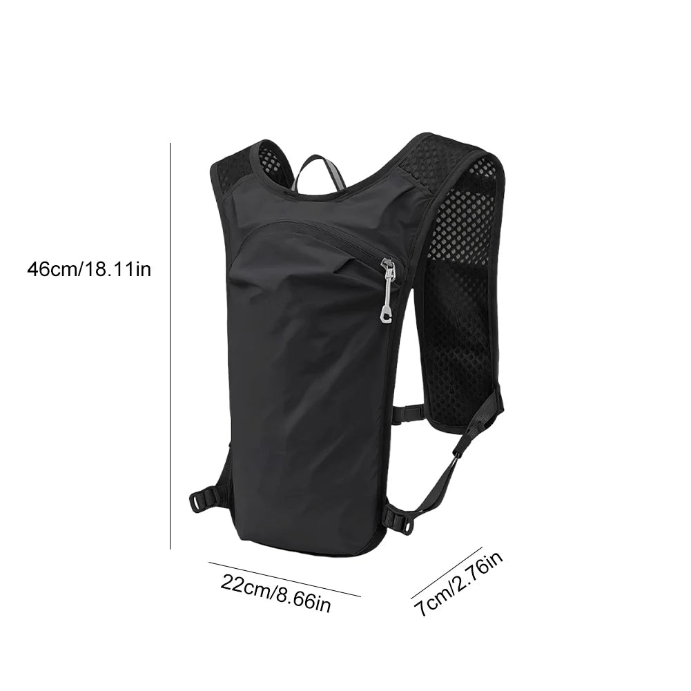 Unisex Lightweight Trail Running Backpack Breathable Hydration Vest Water Pack Waterproof Camping Sports Cycling Climbing Vest