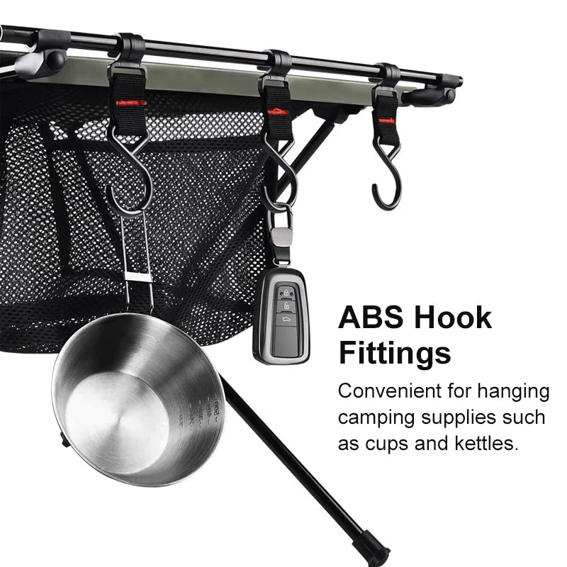 WEST TUNE Folding Camping Table Aluminum Portable Outdoor