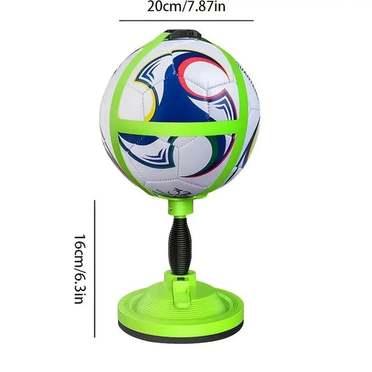 Adjustable Soccer/Volleyball/Rugby Training Bands - Machine-Stitched, Rubber Sports Aid for Single Practice - White/Green
