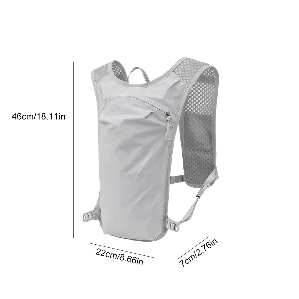 Unisex Lightweight Trail Running Backpack Breathable Hydration Vest Water Pack Waterproof Camping Sports Cycling Climbing Vest