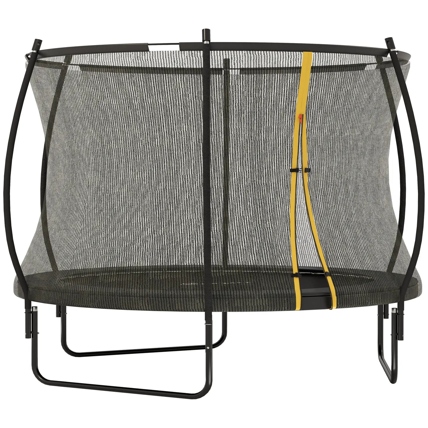 Soozier Trampoline With Net Enclosure And Curved Poles