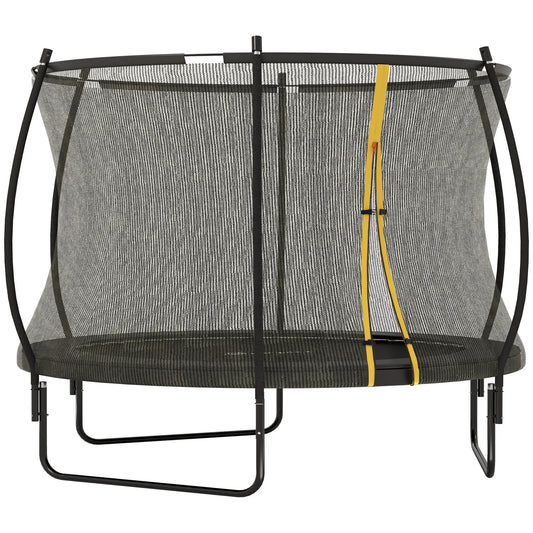 Soozier Trampoline With Net Enclosure And Curved Poles