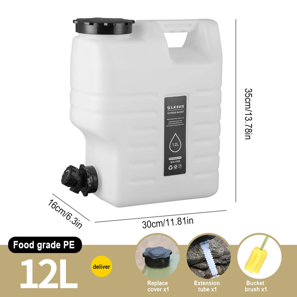 Leakproof Camping Water Container With Spigot For Hiking