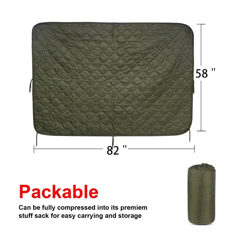 LQARMY Waterproof Camouflage Tactical Poncho Liner