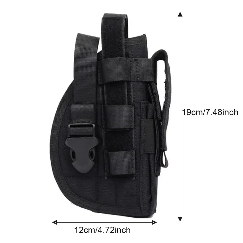 Hand Options Universal Pistol Holster Molle Nylon Belt