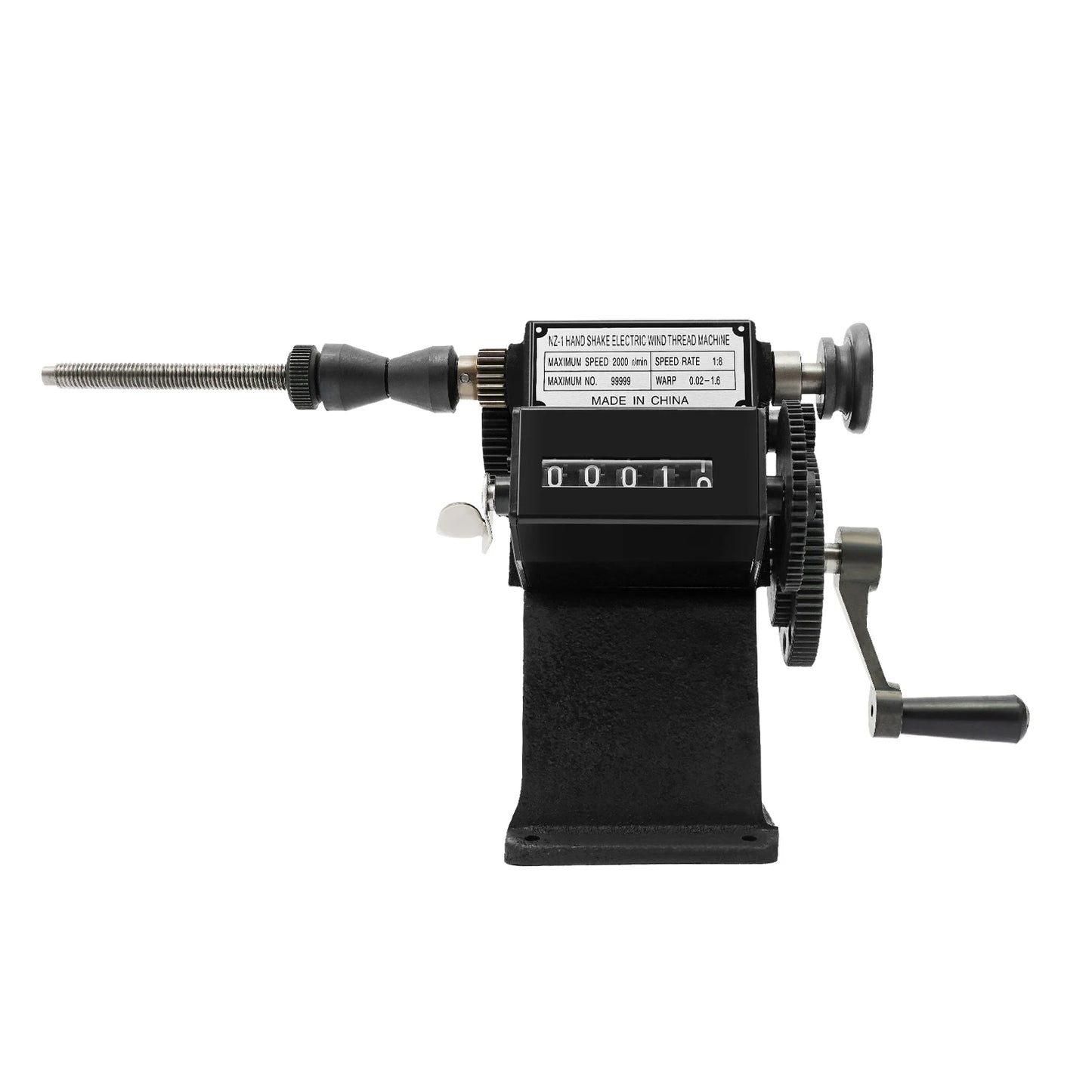 Manual Coil Winder with Counter 0-99999, High Quality Dual Purpose Hand Coil Winding Machine