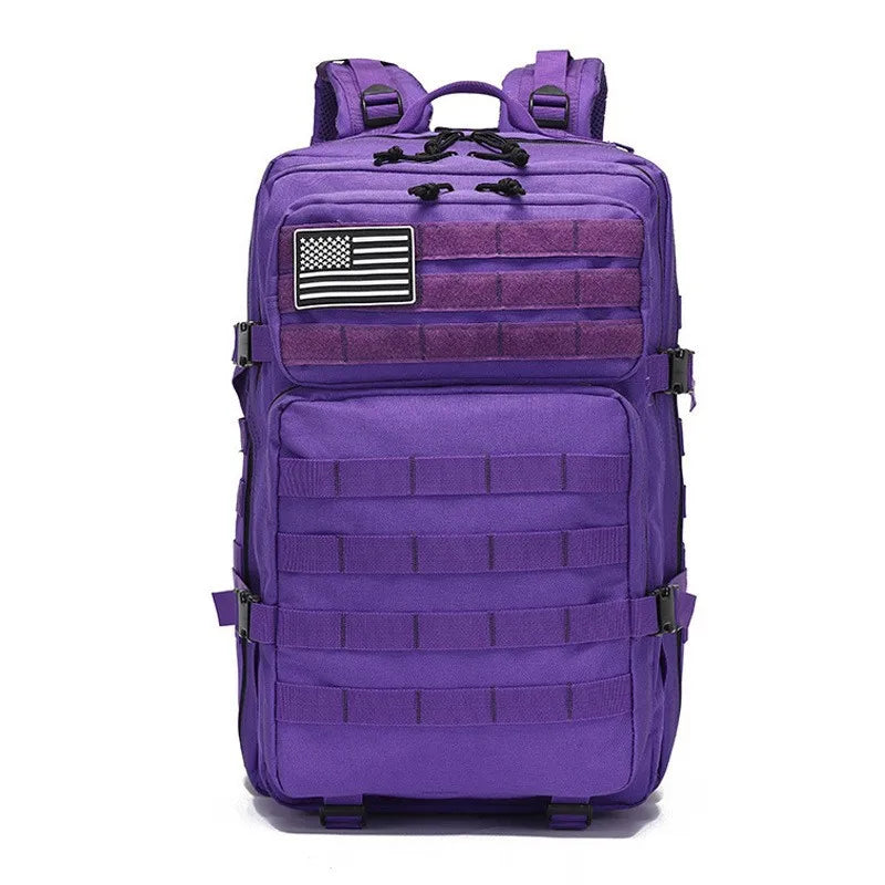 Outdoor tactical backpack multifunctional large capacity camouflage camping waterproof sports mountaineering backpack