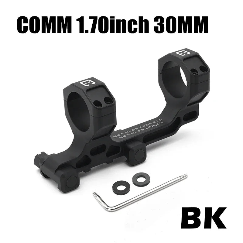 Tactical BOC 30mm 34mm Tube Modular Scope Mount 1.7 inch For Rifle Scope Hunting and Airsoft
