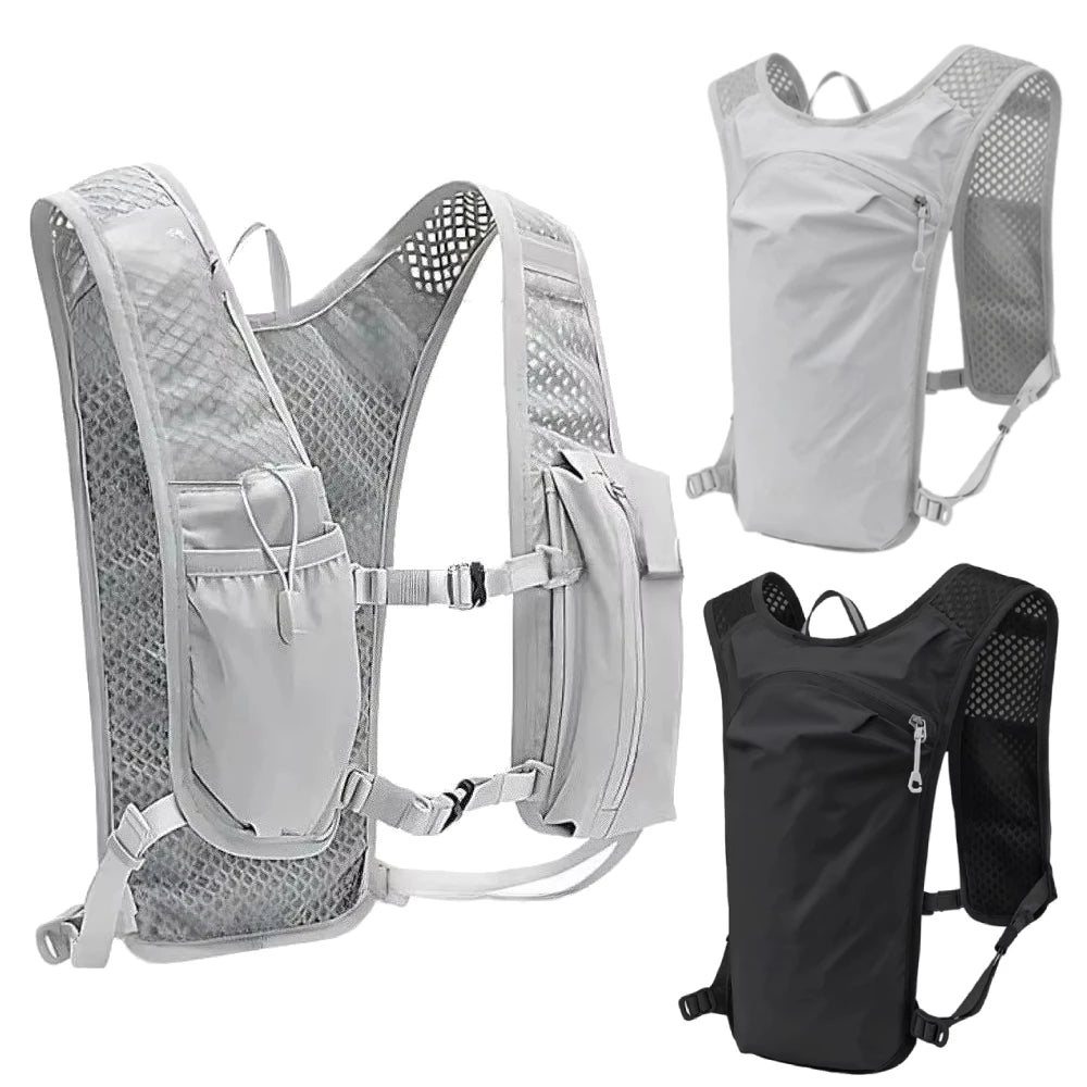 Unisex Lightweight Trail Running Backpack Breathable Hydration Vest Water Pack Waterproof Camping Sports Cycling Climbing Vest