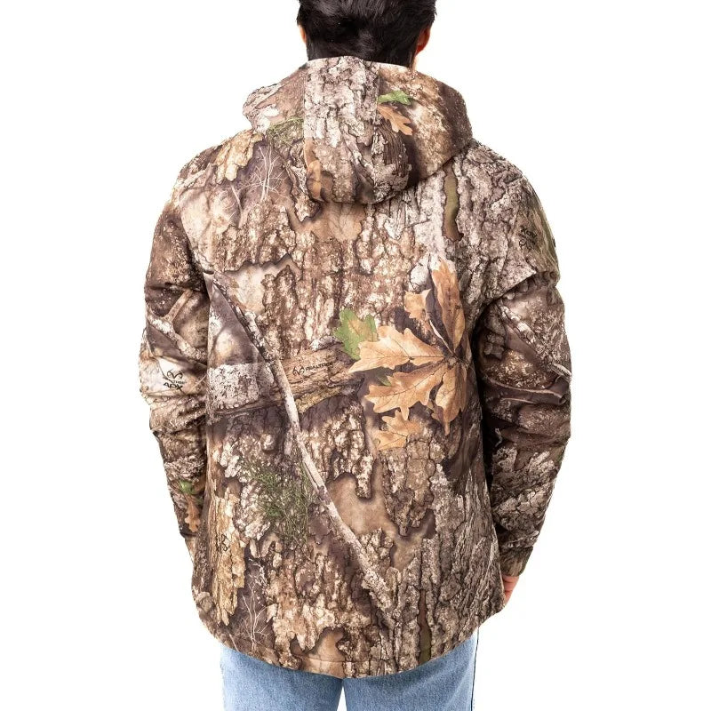 Ytyincn Men's Windproof Insulated Camo Hunting Parka