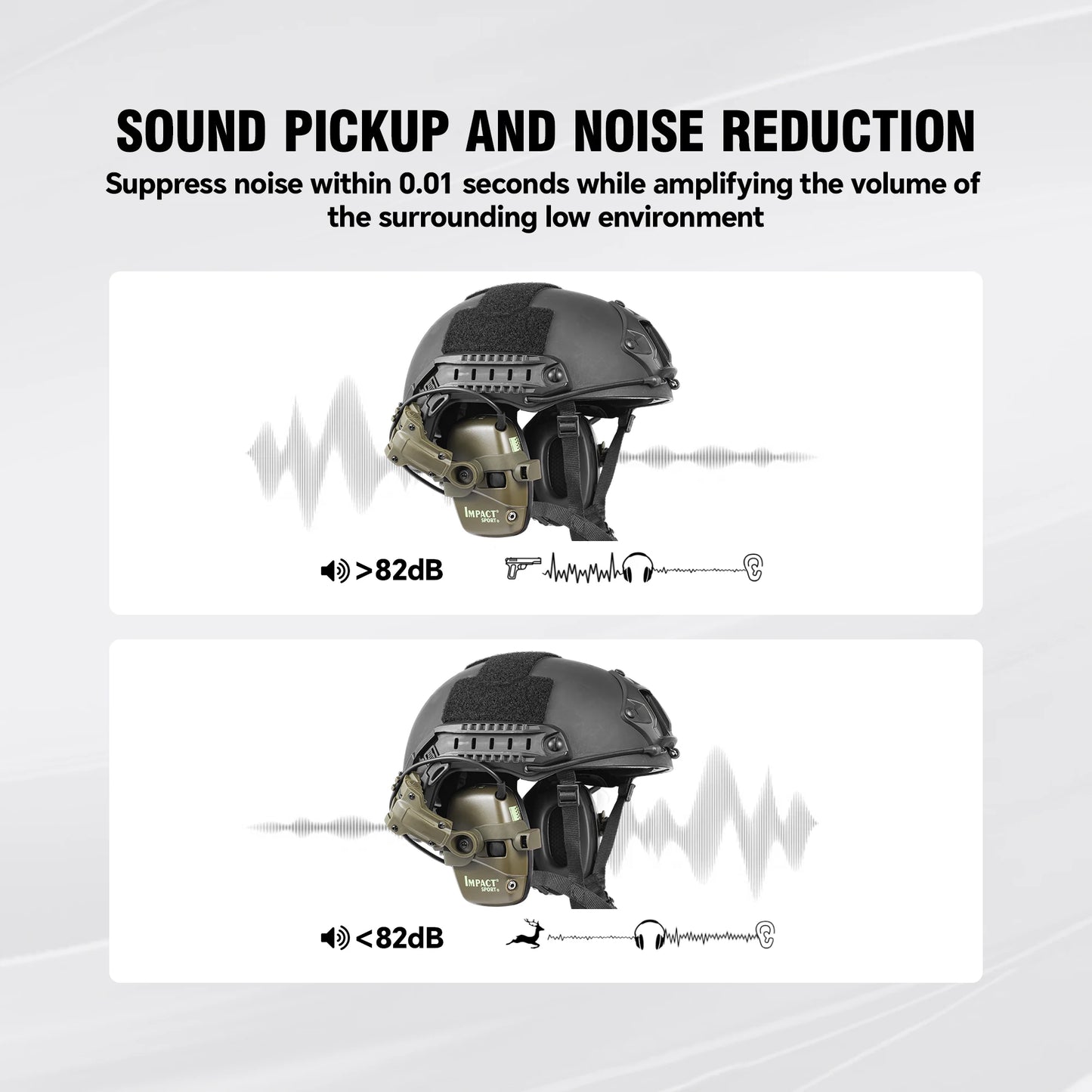 ARM NEXT Tactical Noise Cancelling Headset For Military Use