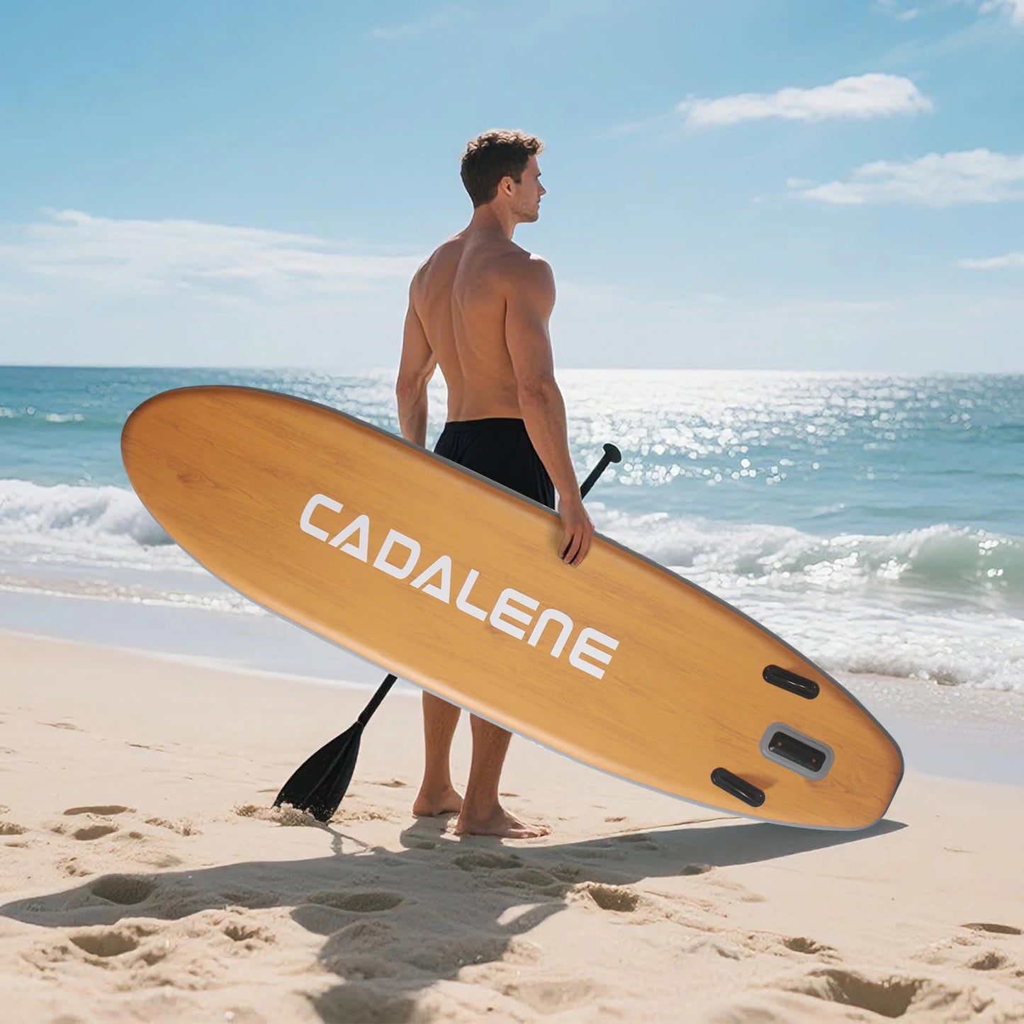 CADALENE Inflatable Paddle Board With Sup Accessories