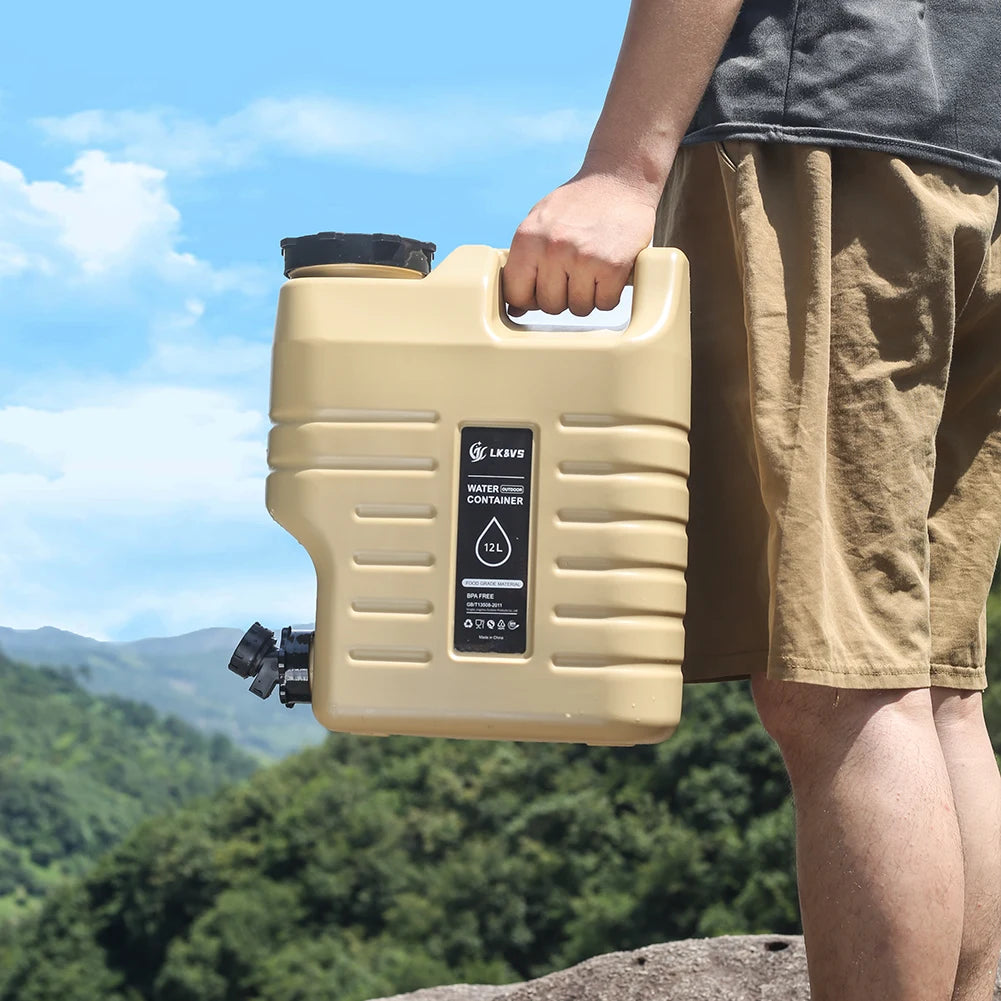 Leakproof Camping Water Container With Spigot For Hiking
