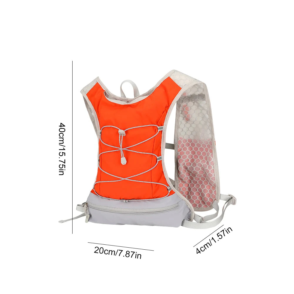 Unisex Lightweight Trail Running Backpack Breathable Hydration Vest Water Pack Waterproof Camping Sports Cycling Climbing Vest