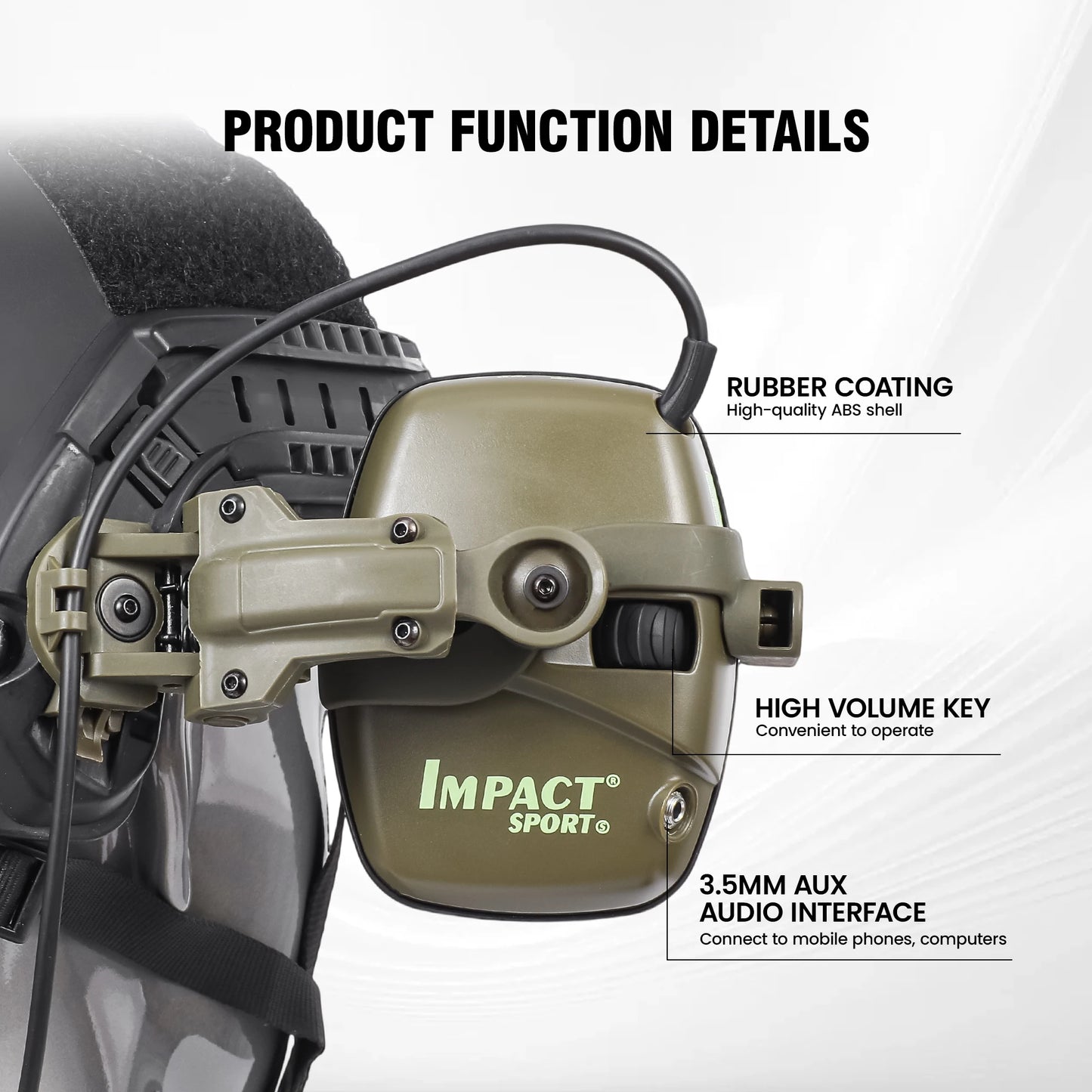 ARM NEXT Tactical Noise Cancelling Headset For Military Use