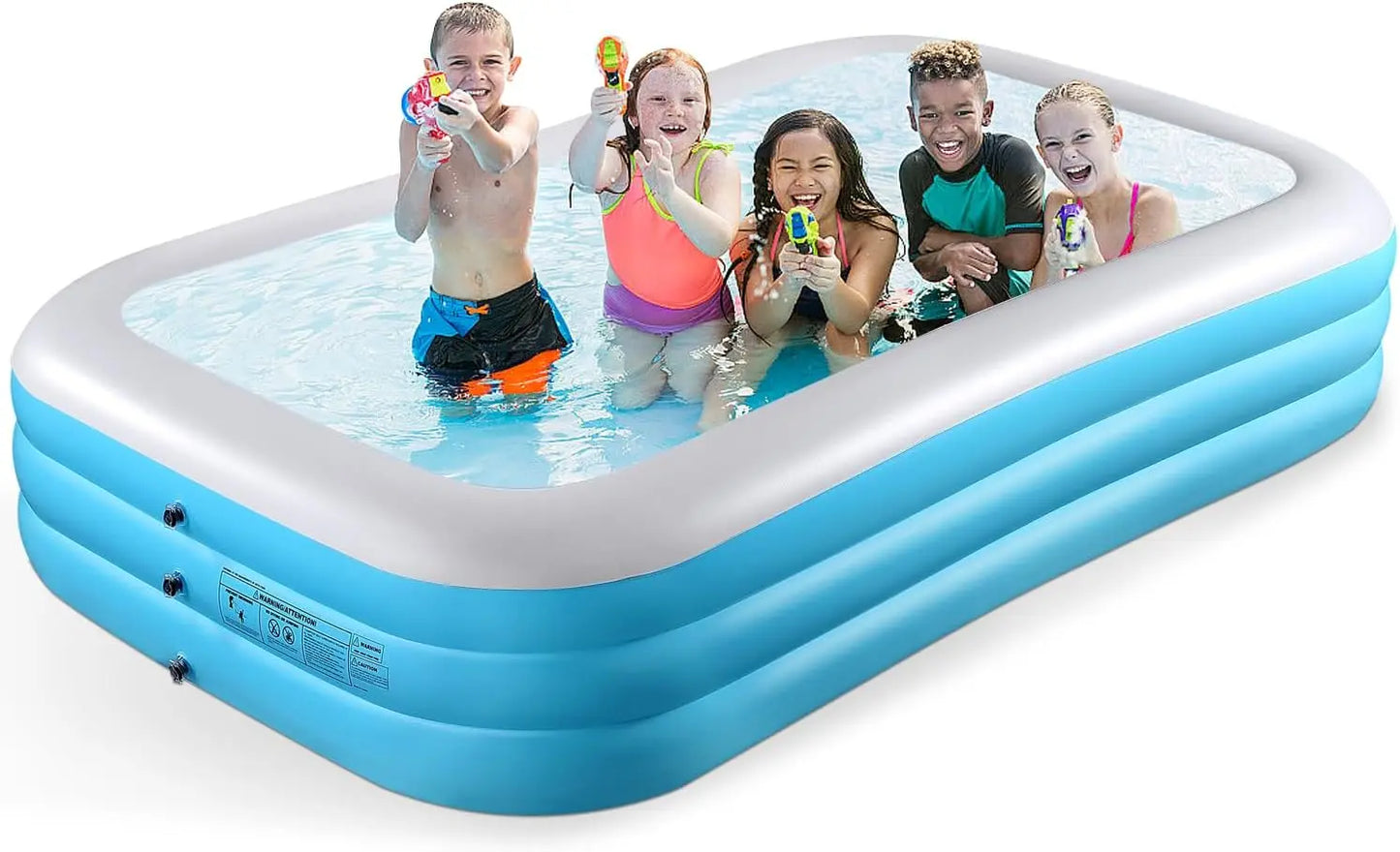 Inflatable Pool for Kids and Adults Leakproof Above Ground