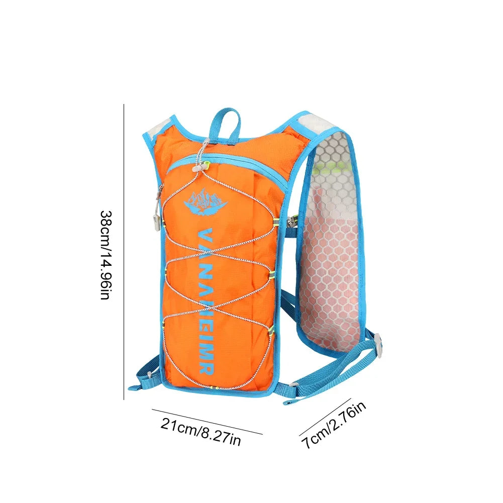Unisex Lightweight Trail Running Backpack Breathable Hydration Vest Water Pack Waterproof Camping Sports Cycling Climbing Vest