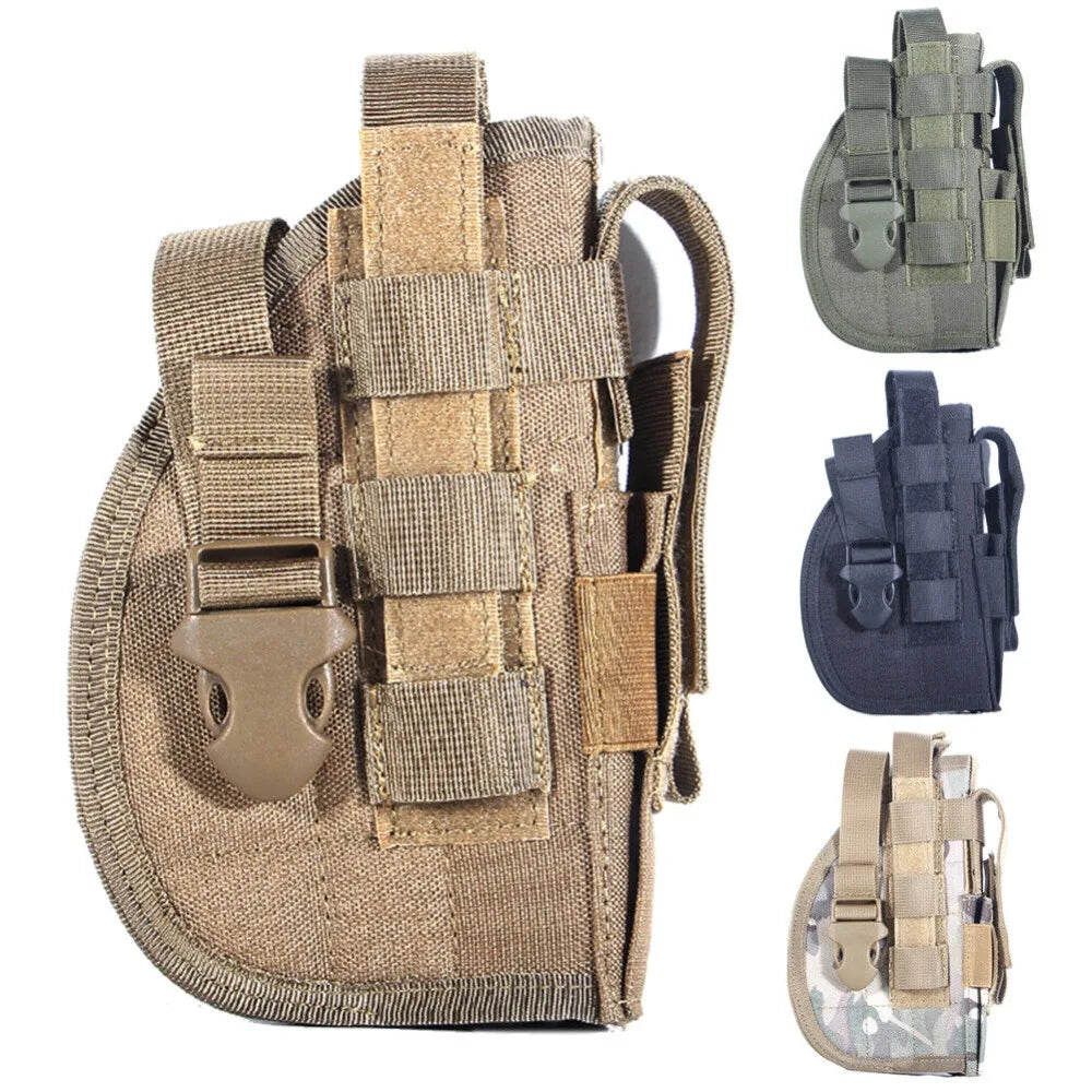 Hand Options Universal Pistol Holster Molle Nylon Belt