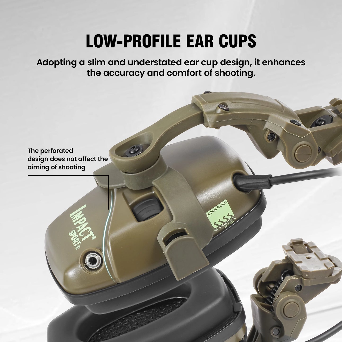 ARM NEXT Tactical Noise Cancelling Headset For Military Use