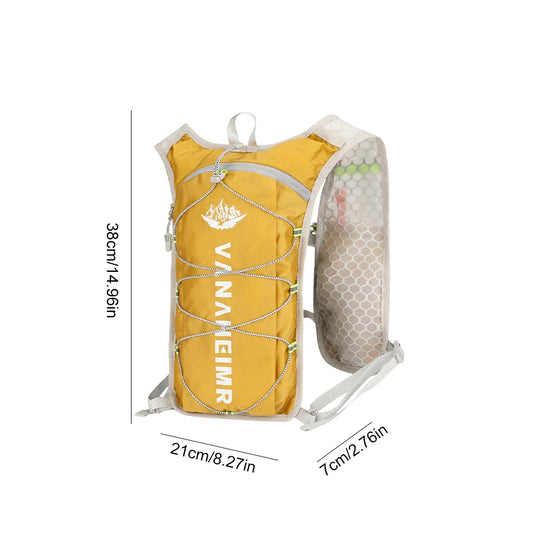 Unisex Lightweight Trail Running Backpack Breathable Hydration Vest Water Pack Waterproof Camping Sports Cycling Climbing Vest