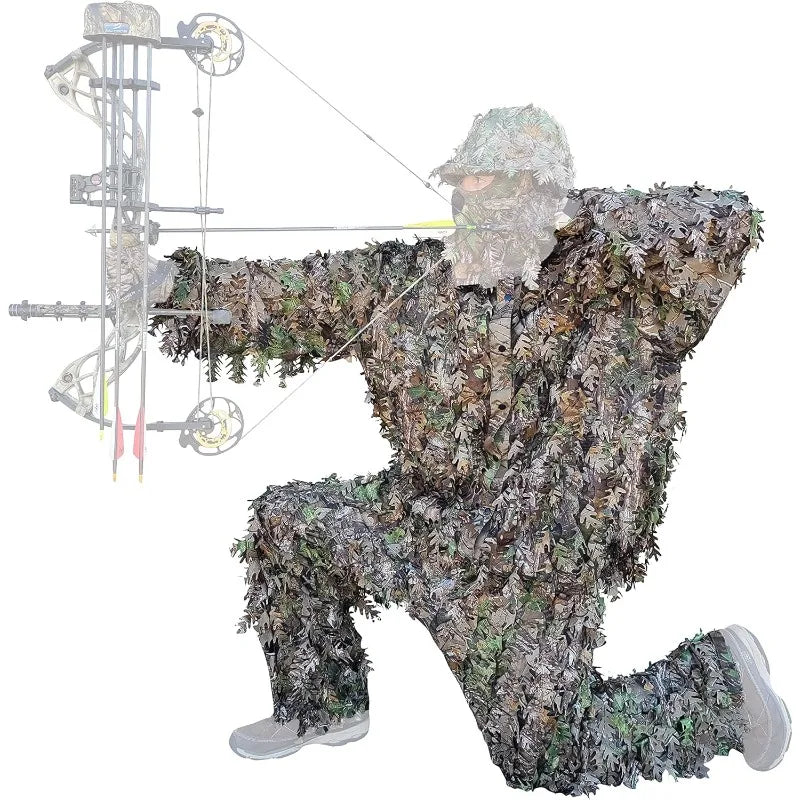 YTYINCN QuikCamo 3D Leafy Camo Suit For Turkey Hunting
