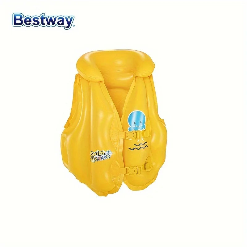Bestway 32034 1PC Swimming Buoyancy Classic Life Jacket, Swimming Vest Buoyancy Swimming Jacket, Swimming Training Water Sports