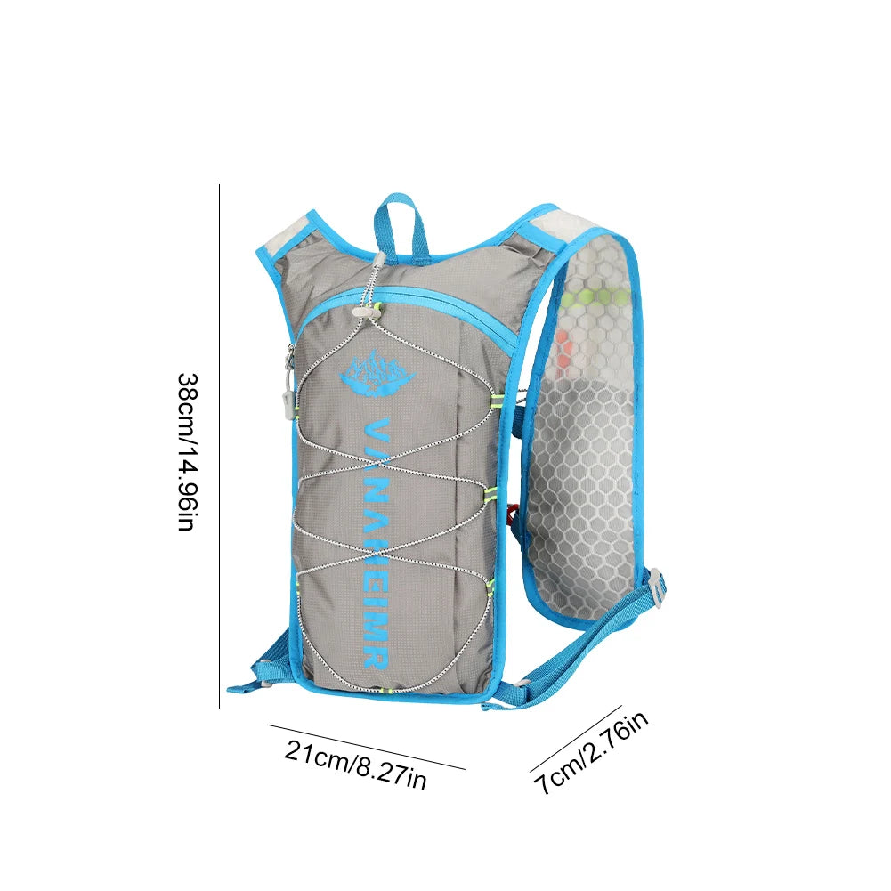 Unisex Lightweight Trail Running Backpack Breathable Hydration Vest Water Pack Waterproof Camping Sports Cycling Climbing Vest