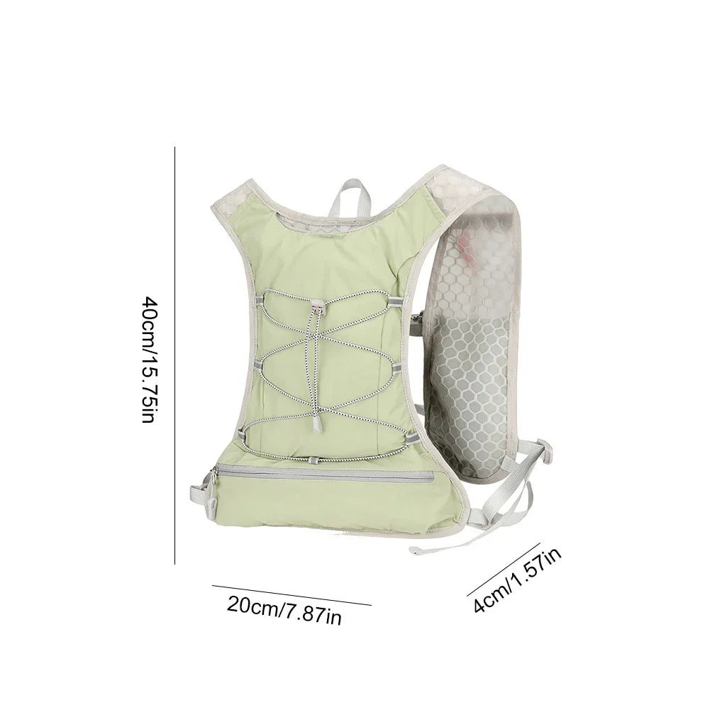 Unisex Lightweight Trail Running Backpack Breathable Hydration Vest Water Pack Waterproof Camping Sports Cycling Climbing Vest