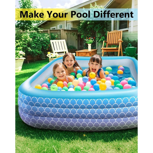 Inflatable Pool for Kids and Adults Leakproof Above Ground