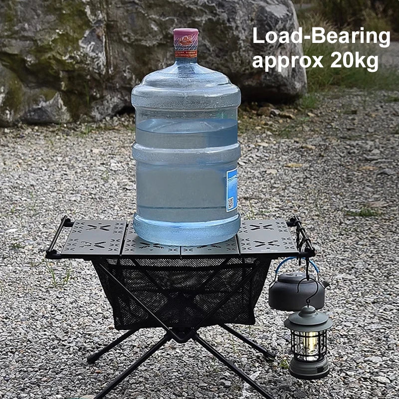 WEST TUNE Folding Camping Table Aluminum Portable Outdoor