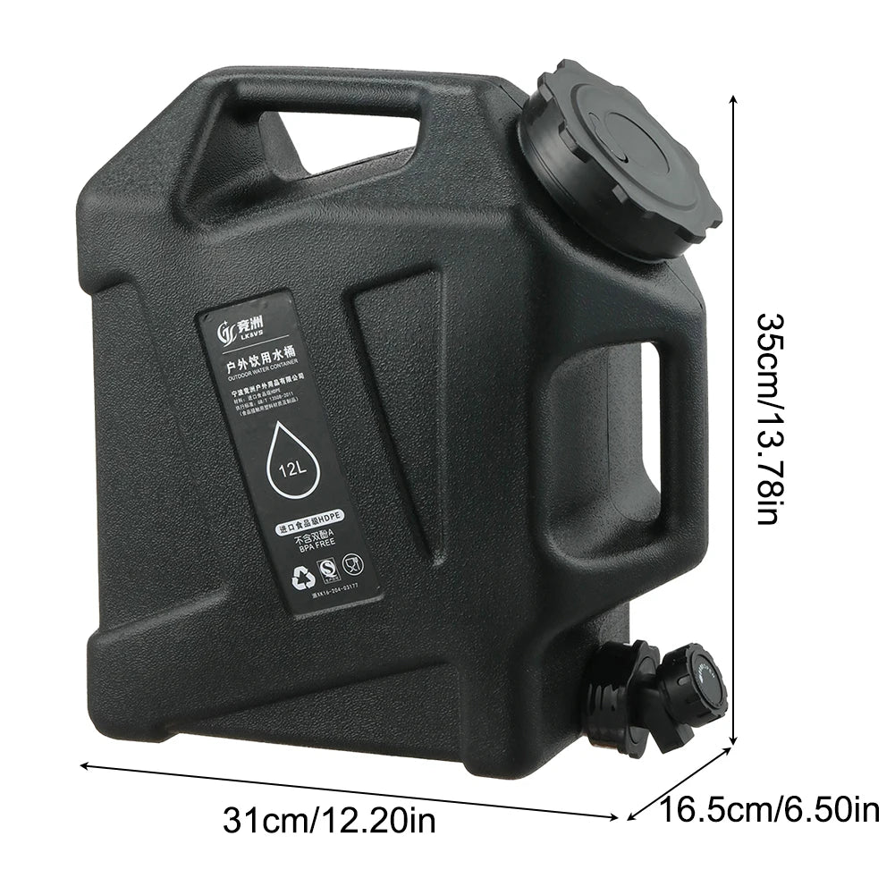 Leakproof Camping Water Container With Spigot For Hiking