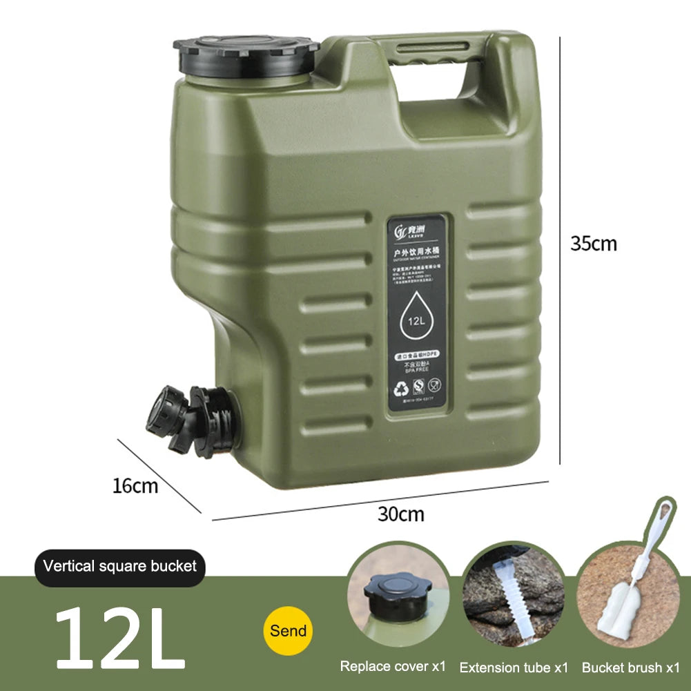 Leakproof Camping Water Container With Spigot For Hiking