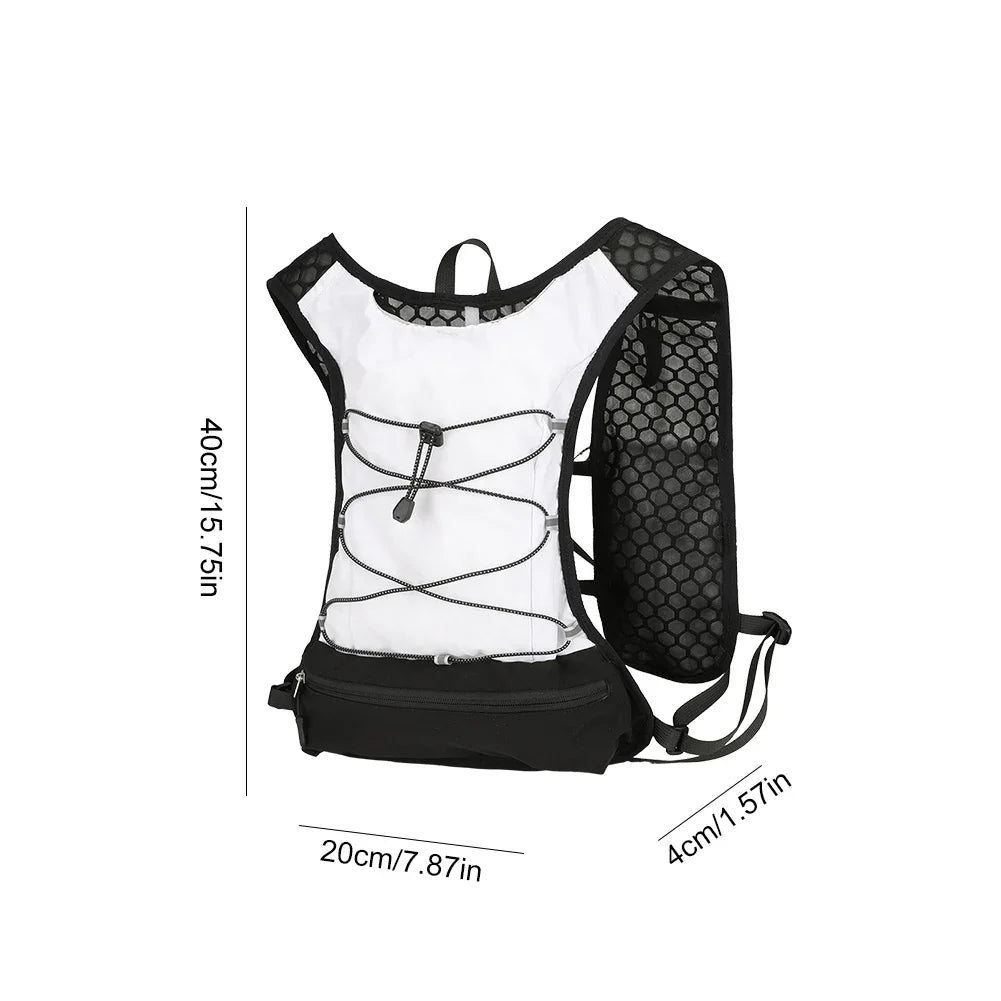 Unisex Lightweight Trail Running Backpack Breathable Hydration Vest Water Pack Waterproof Camping Sports Cycling Climbing Vest