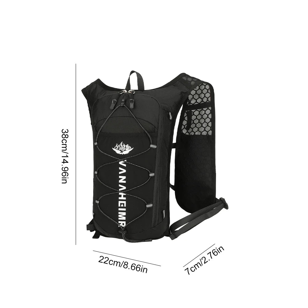 Unisex Lightweight Trail Running Backpack Breathable Hydration Vest Water Pack Waterproof Camping Sports Cycling Climbing Vest