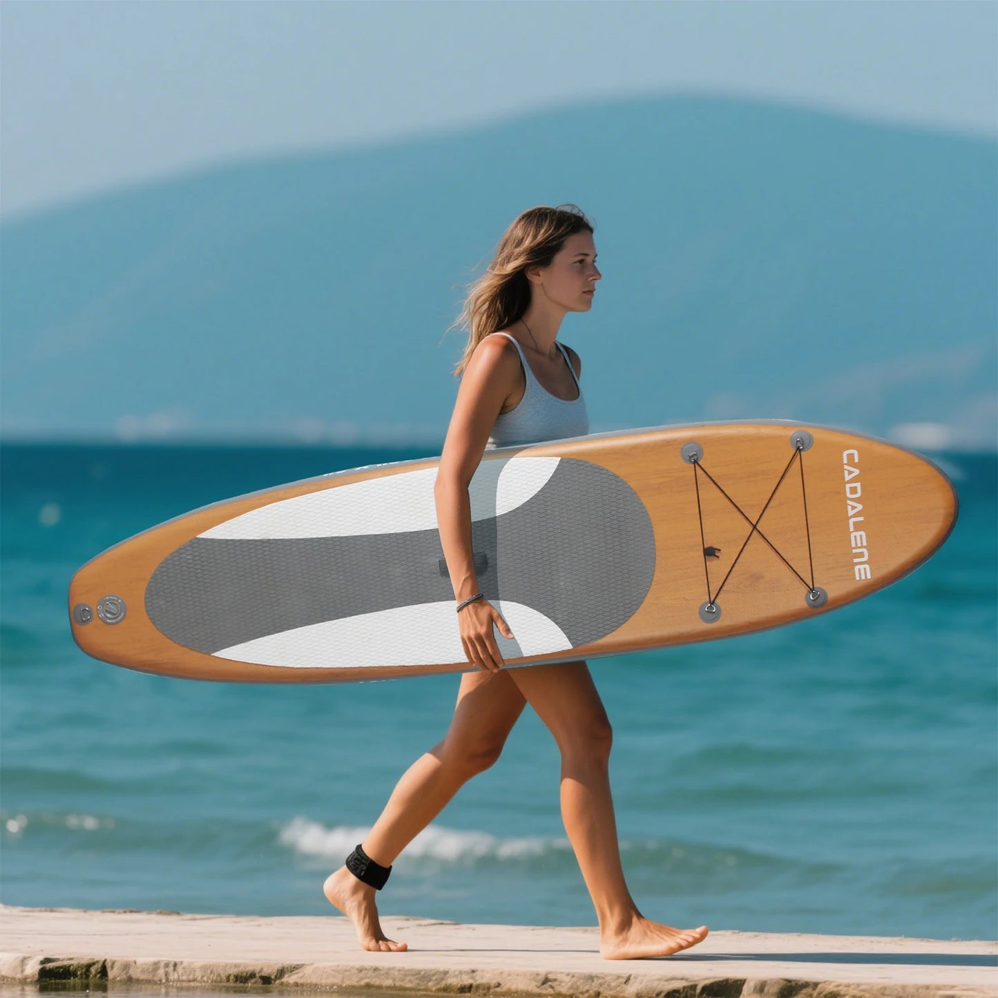 CADALENE Inflatable Paddle Board With Sup Accessories