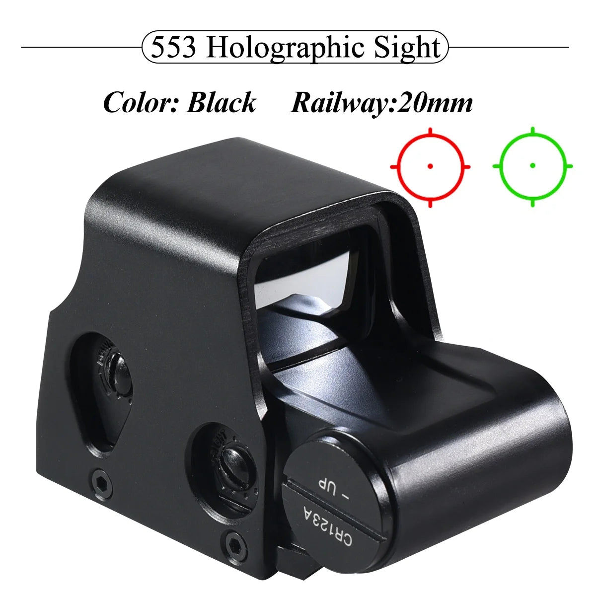558 G33 Combo Hunting Holographic Sight Red Green Dot Reflex Tactical G43 G45 3X 5X Magnifier Sight Folding Side Flip Riflescope