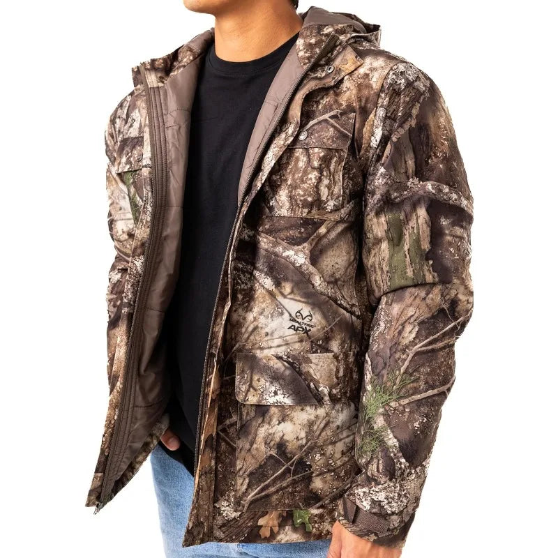 Ytyincn Men's Windproof Insulated Camo Hunting Parka