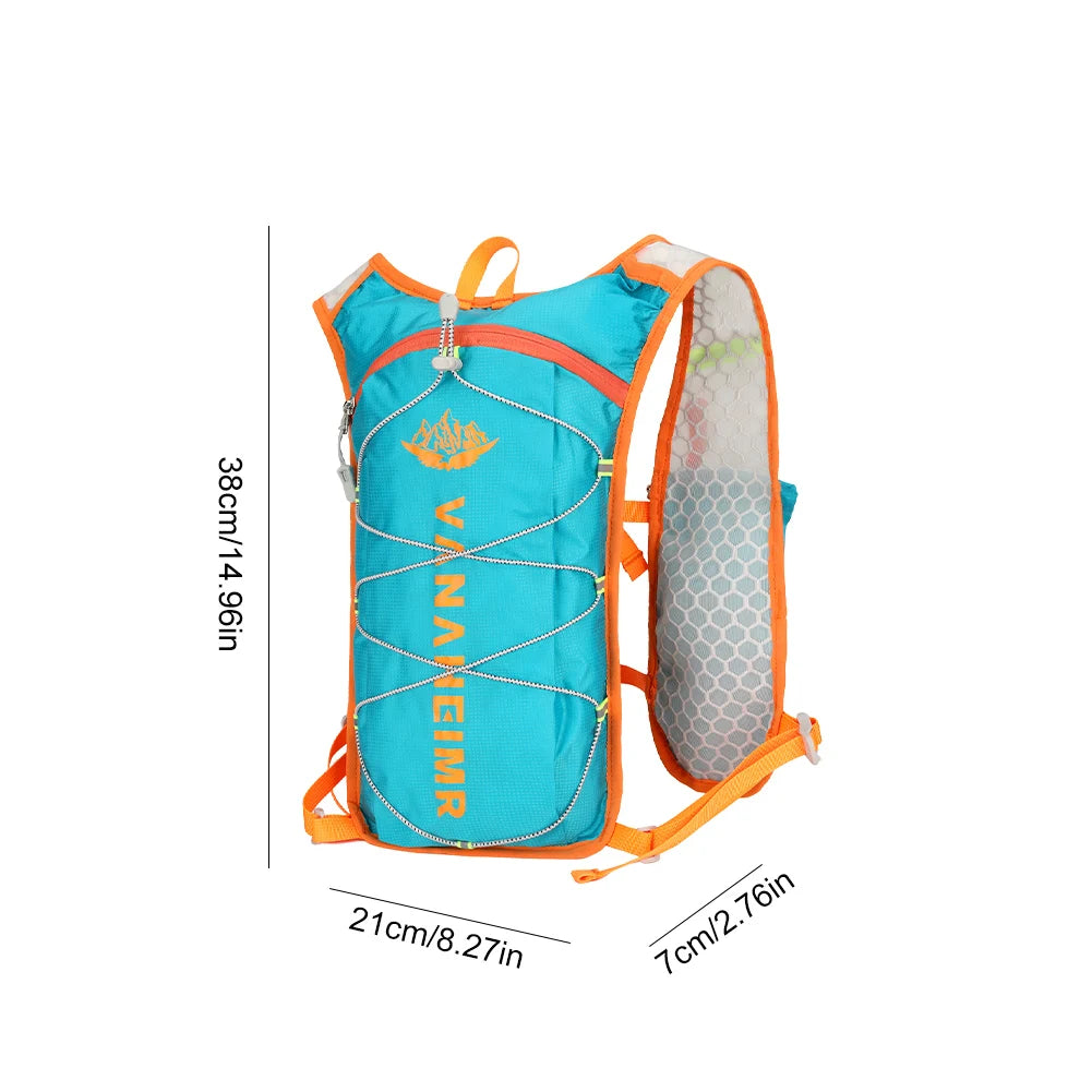Unisex Lightweight Trail Running Backpack Breathable Hydration Vest Water Pack Waterproof Camping Sports Cycling Climbing Vest