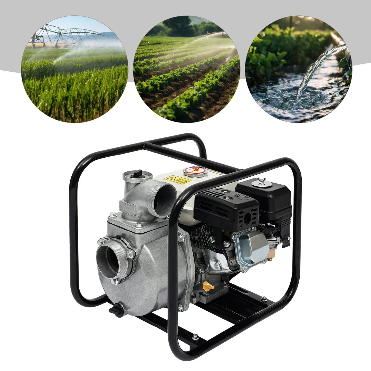 WP30 Water Transfer Pump 7.5HP  5.5kw 4-Stroke Gasoline Engine Water Pump 3600rpm Low Fuel Consumption High-performance