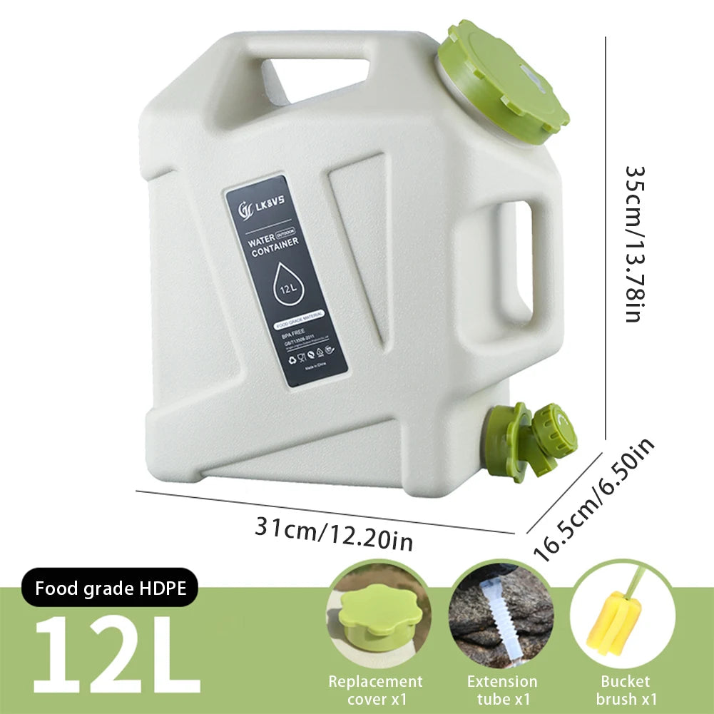 Leakproof Camping Water Container With Spigot For Hiking