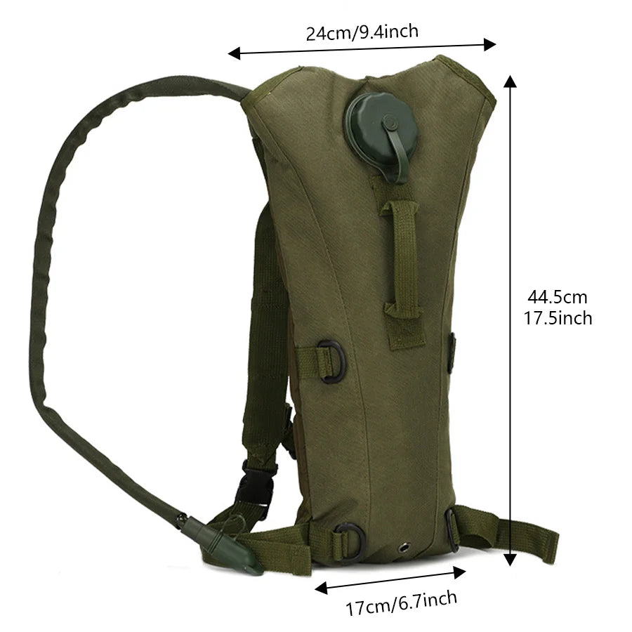 3L inner tank sports water bag backpack, outdoor cycling sports water bag bag, tear resistant and wear-resistant material