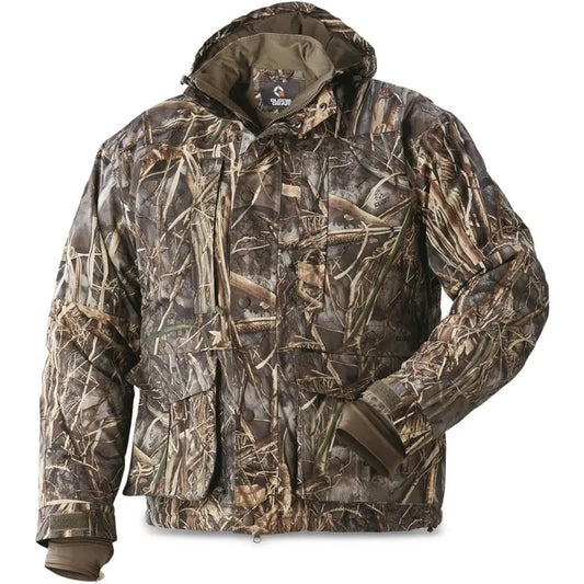 YTYINCN Waterfowl Jacket Mossy Oak Waterproof Insulated